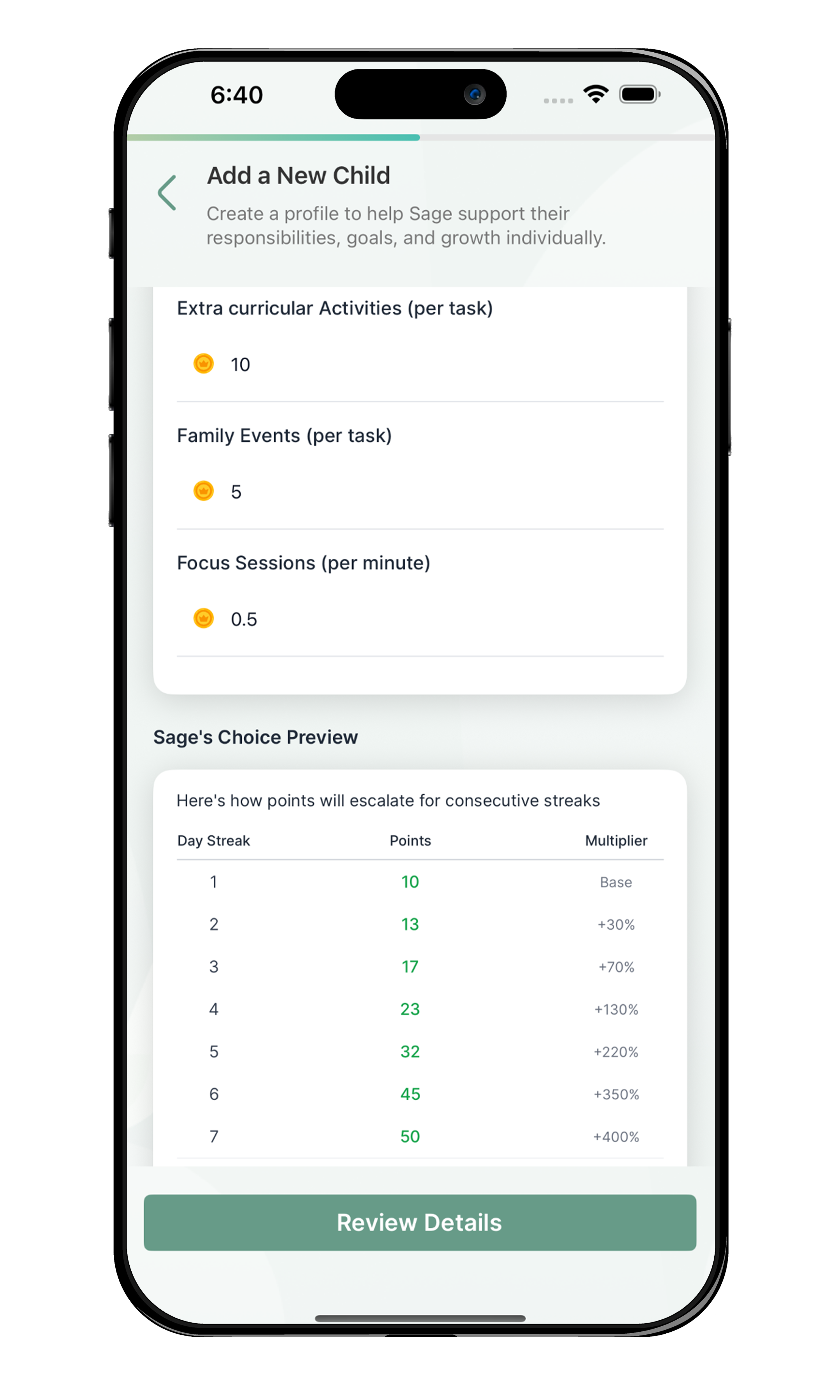 Smart rewards phone mockup
